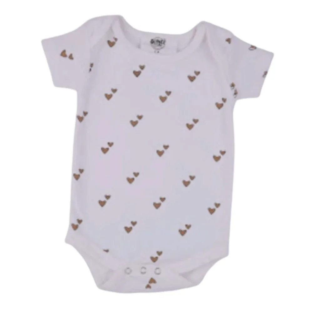 New Born Baby Organic Cotton Rompers Onesies Bodysuits (Pack of 3)(0-6m ) (6-9m) - Picture 3 of 7